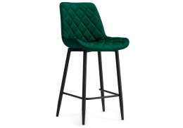 Барный стул Баодин Б/К зеленый / черный (50x56x101)