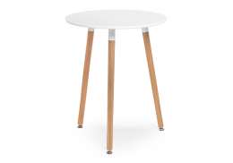 Стол деревянный Lorini 60 white / wood (60x70)