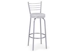 Барный стул Kuroda белый мрамор / светлый мусс (34,5x46x103)