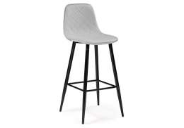 Барный стул Capri light gray / black (43,5x49x108)