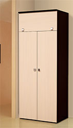 Шкаф 2–х дверный  для платья и белья