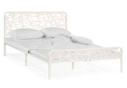 Кровать Кубо 120х200 белый (123x206x90)